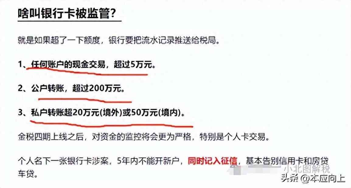 个人账户转账金额多少会被监控（个人账户收款被查！金四下，个人卡流水超过多少会被重点监管！）(图1)