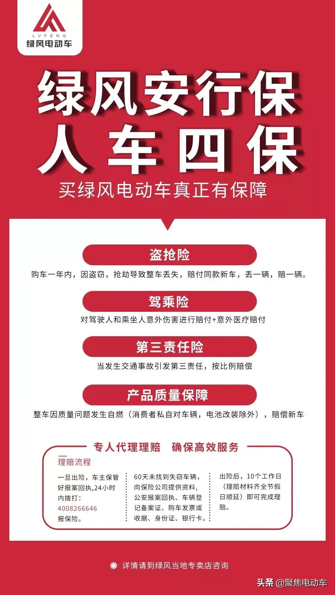 安行保险是什么保险（绿风电动车“安行保”震撼来袭！骑车有保障，丢车赔新车）(图5)