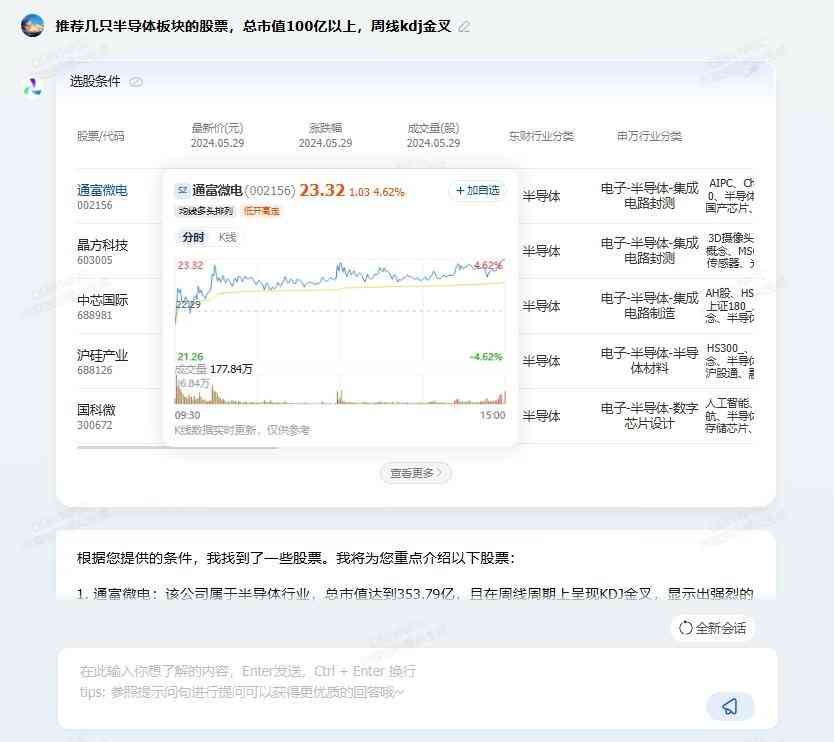 同花顺手机炒股软件（炒股大模型测评：东方财富妙想vs同花顺问财（一））(图11)