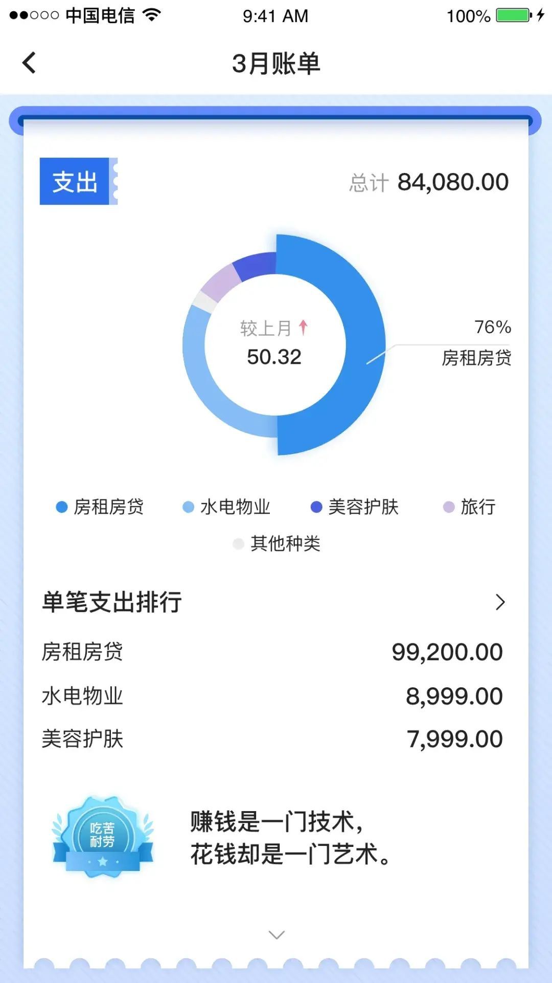 中国银行APP“月度账单”已上线，帮您算笔明白账(图7)
