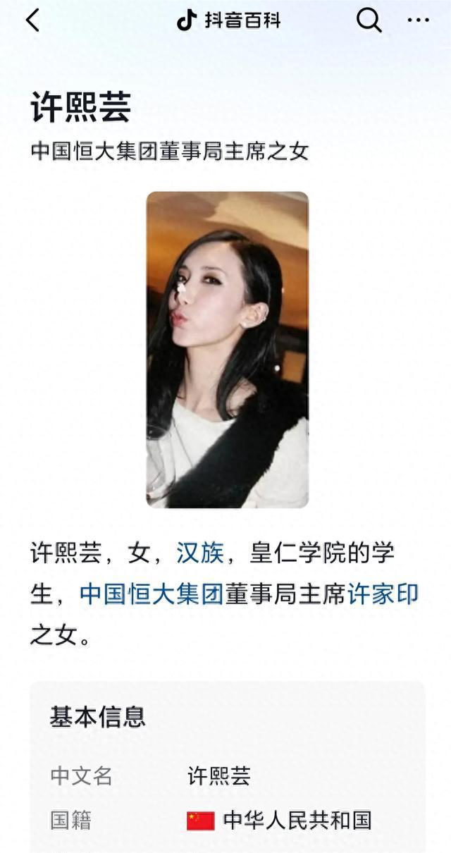 许家印女儿的个人资料（许家印被抓，他的神秘女儿惊艳曝光，奢华生活引人瞩目！）(图3)